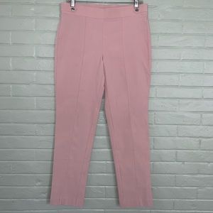 Size 8 Anne Klein 3/4 length Ankle Cropped Light Pink Dress Pants
